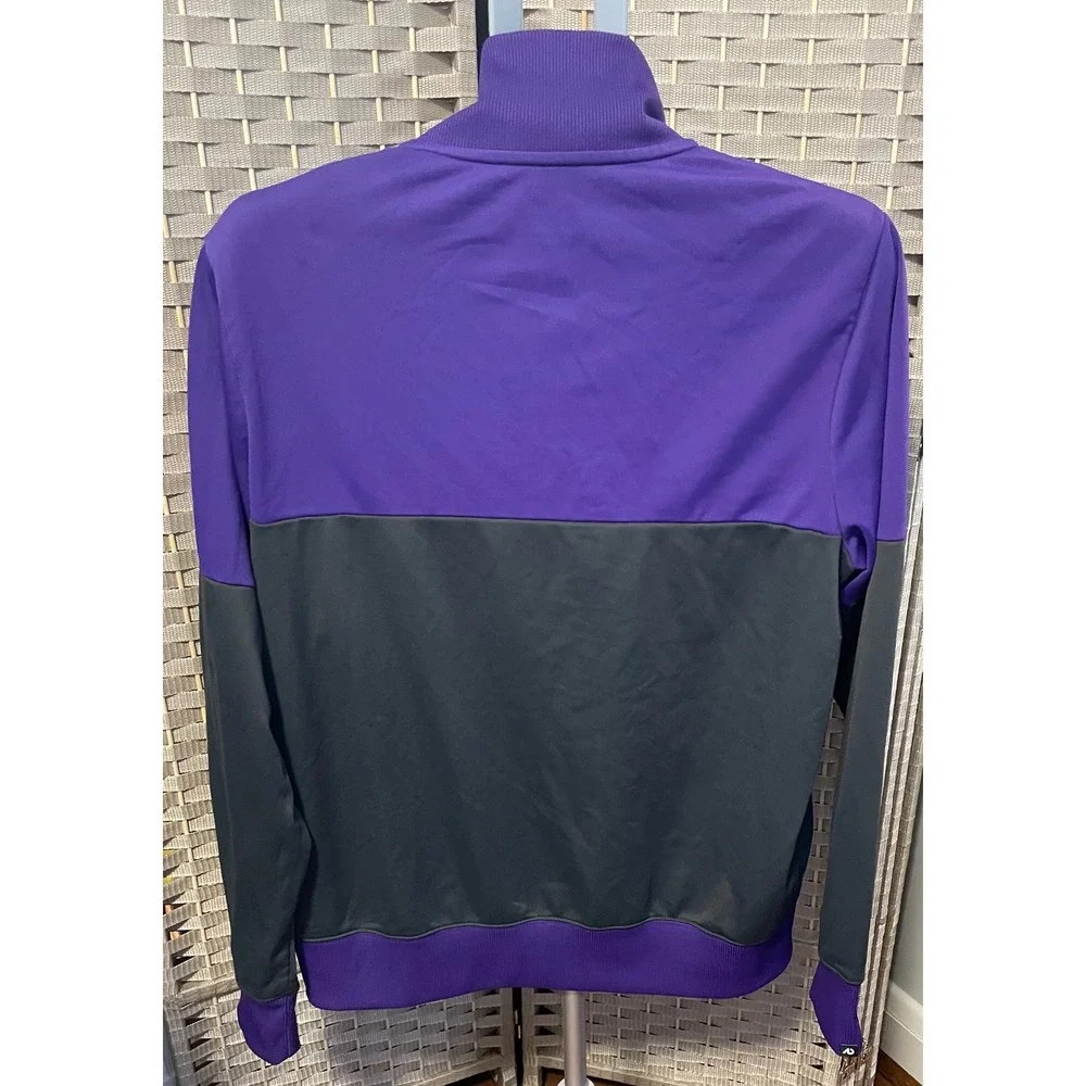 Nike The Athletic Dept Track Jacket Mens Large Purple Gray Full Zip Mock Neck